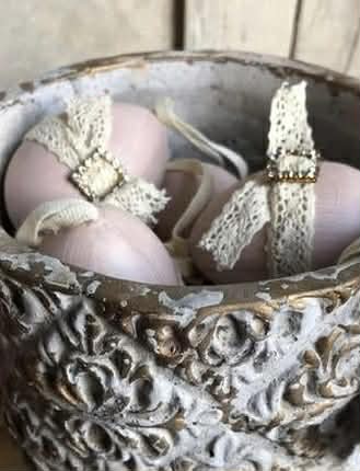 Vintage vajíčka - sada 3 ks, 