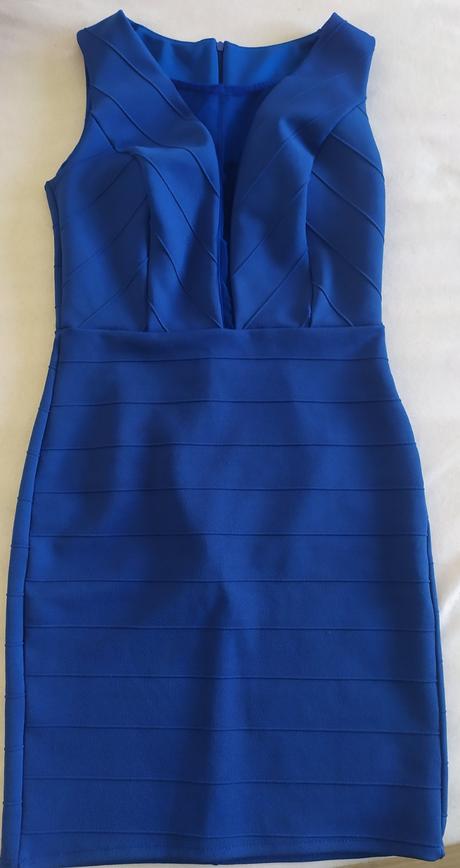 Sexi modré šaty, s