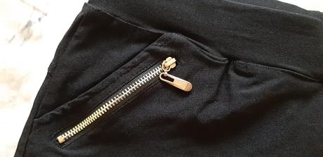 Čierne elastické šortky, l