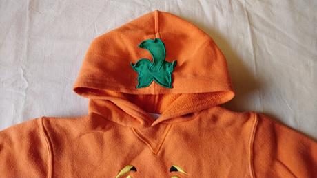 Detská mikina s kapucňou, miniwear, oranžová, miniwear,62