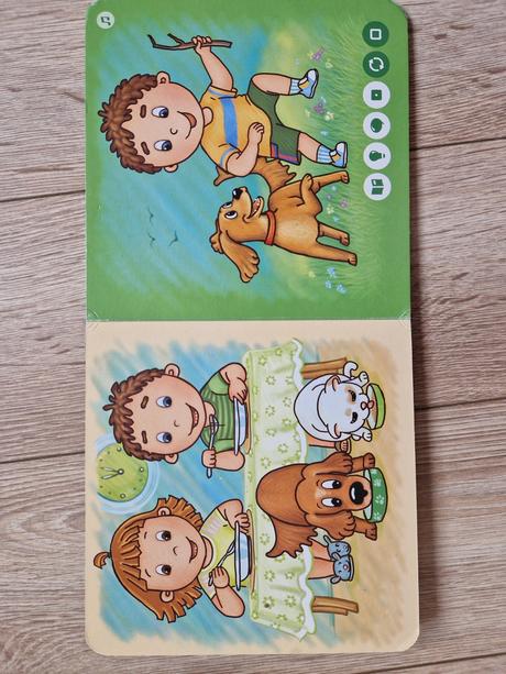 Denne činnosti, albi kniha. kúzelné čítanie, 