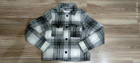Károvaný kabát 146/152, 146