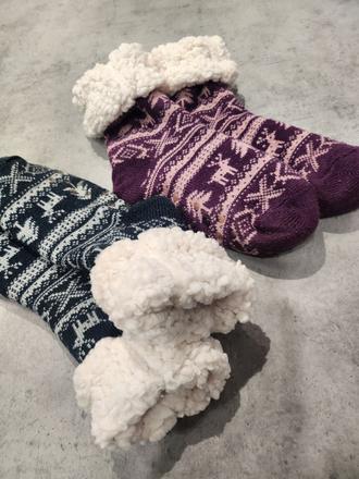 2 x teplé zimné ponožky,