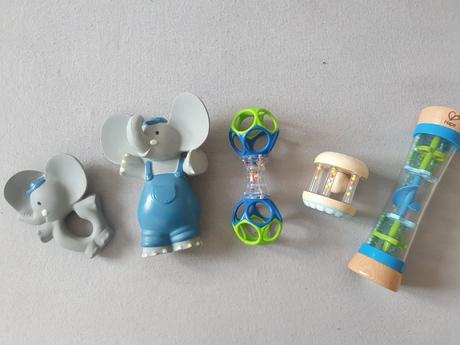 Hryzadla, hracky pre babatko, 