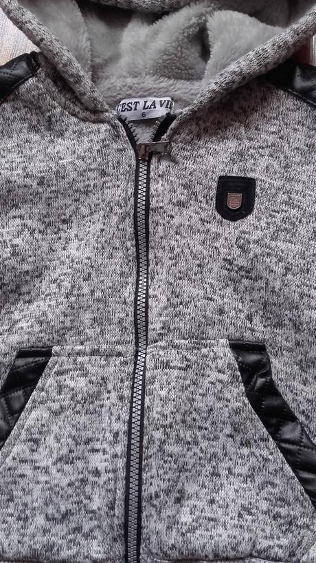 Teplučká mikina/bunda, 116