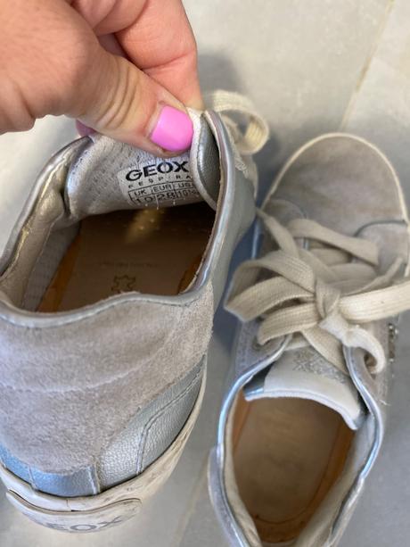 Geox strieborné tenisky, geox,28