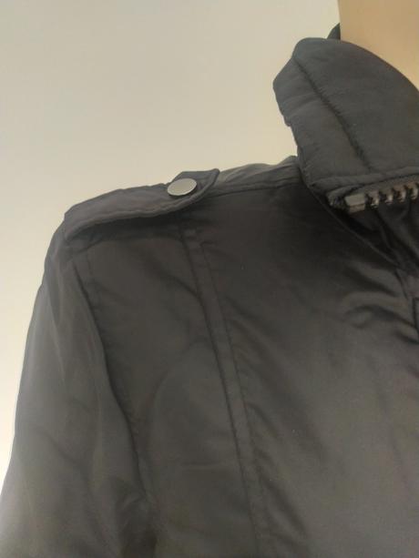 C296 bunda cierna predlzena s, s