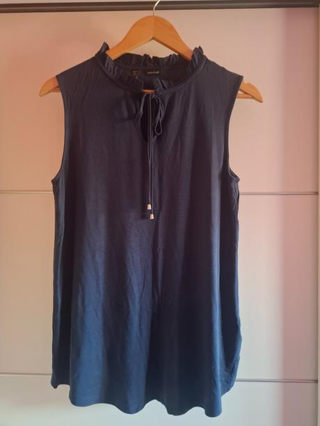 Dámske modré tričko, bonprix,40