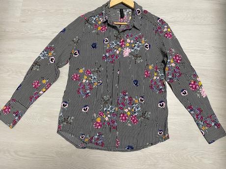 Farebná blúzka-len vyprata, amisu,s