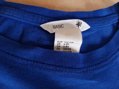 Detské tricko, h&m,122
