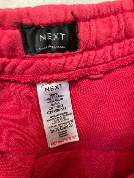 2 x teplákové šortky next, next,134