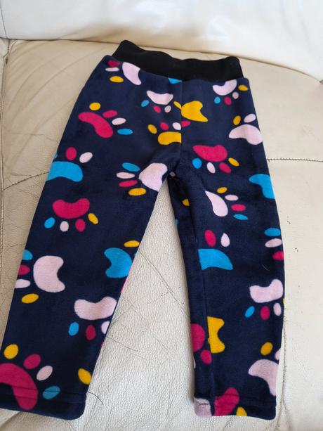 Zateplené tepláky s labkami 86/92, 92