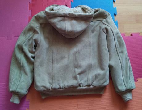 Práva koža bunda jelenina z barancinou., 