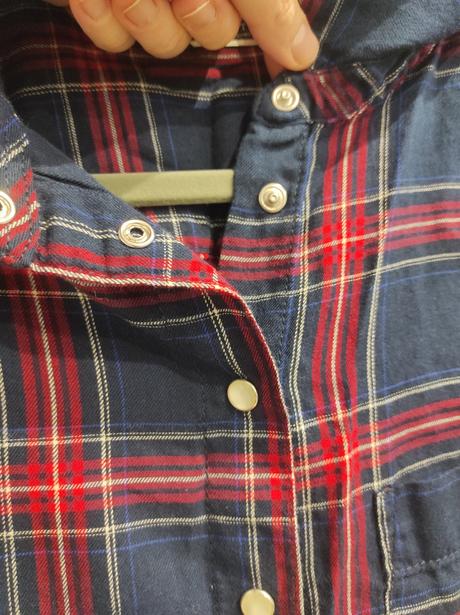 Dlhá tenká karovana košeľa, tcm,42