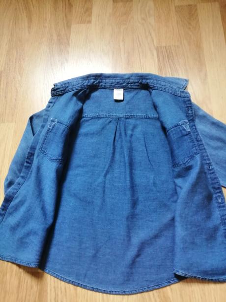 Riflová košeľa lindex, lindex,116