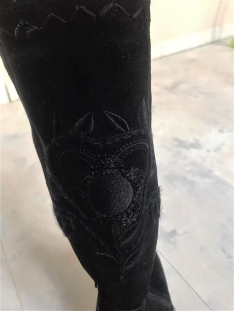 Semišové kožené čižmy 39/40, 39