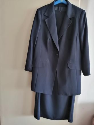 Elegantné šaty+sako v komplete, 48