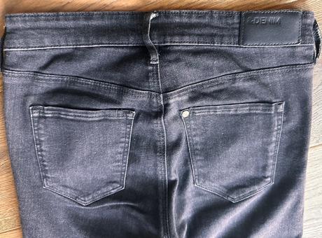 Nohavice / rifle denim straight, 28/32, h&m,170