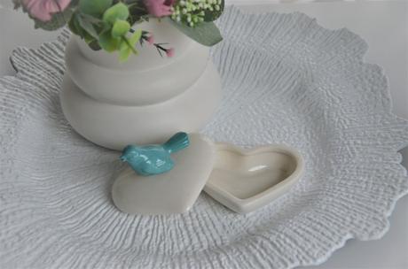 Keramická šperkovnica-vtáčik, 