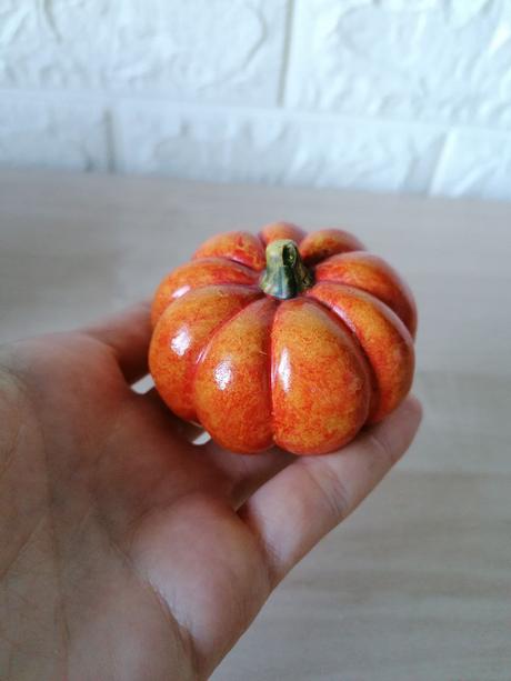 Jesenné dekorácie, keramické tekvice, 