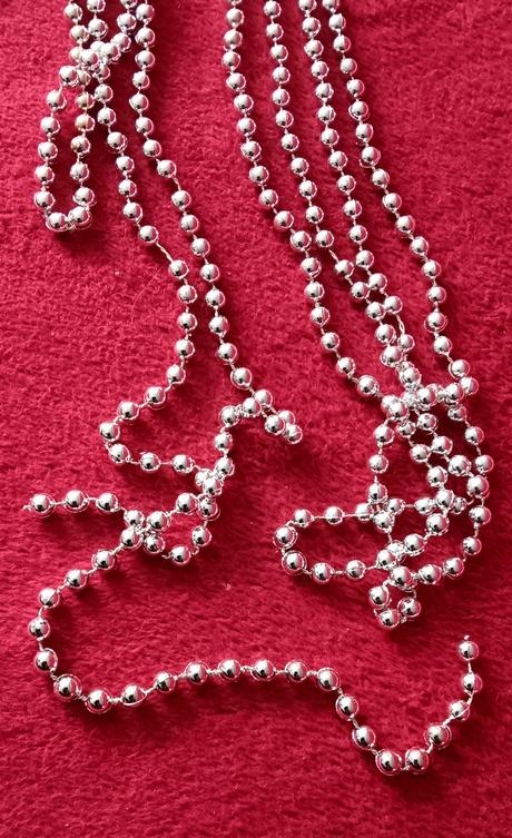 Reťaz korálky 2ks 470cm,