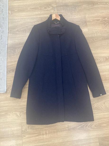 Fialovy kabat do a strih, miss sixty,l