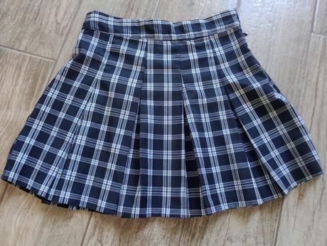 Skladaná sukňa, h&m,152