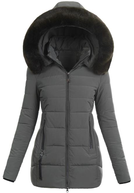 Dámska bunda na zimu hanna mix farieb, l / m / s / xl / xxl