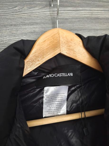 Luxusna talianska zimna bunda s pravou kozusinou, m