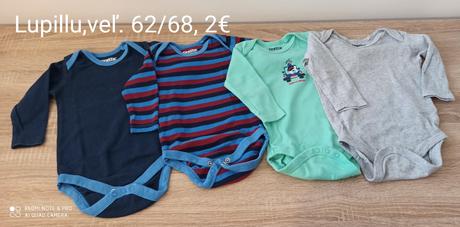 Body s dlhým rukavom 62/68, lupilu,62
