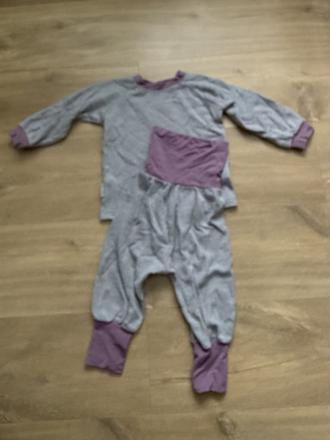 Froggy sada merino tepláky a tričko 86/92, 86