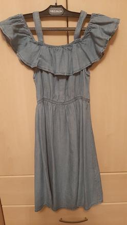 Riflové šaty, sinsay,140