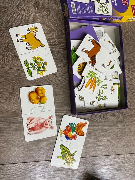 Zvieratá na farme-náučná hra,