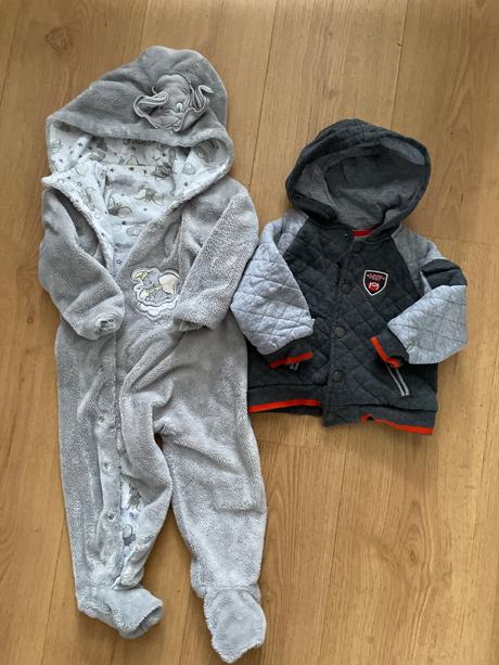 Mikina a zateplený overal, disney,80