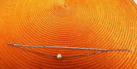 Jemný náramok s perličkou, 