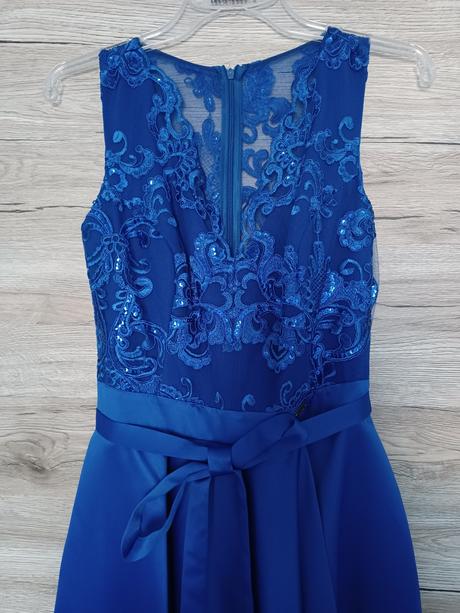 Nádherné satenove šaty s maxi sukňou, m