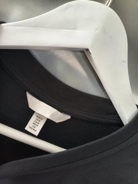 H&m voľné tričkové midi šaty m-l, h&m,m