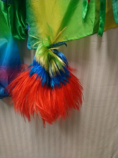 3 dielny kostým harlekýnka-šašo, l-xl,