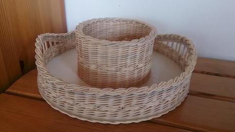 Podnos s vnútorným košíkom,