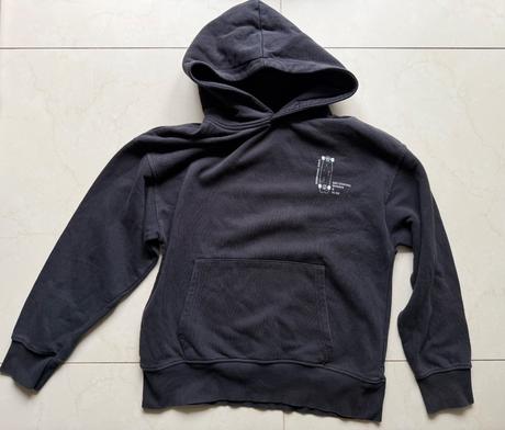 Čierna hoodie mikina, zara,152