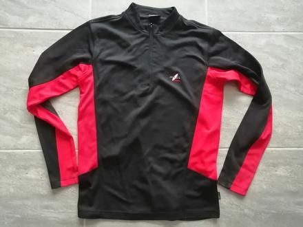 Čierno červená mikina maui vl, l