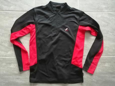 Čierno červená mikina maui vl, l