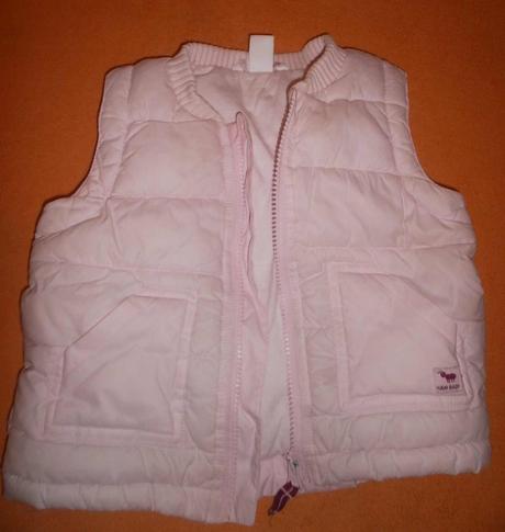 Vesta s odopínateľnými rukávmi od veľ.74, h&m,80