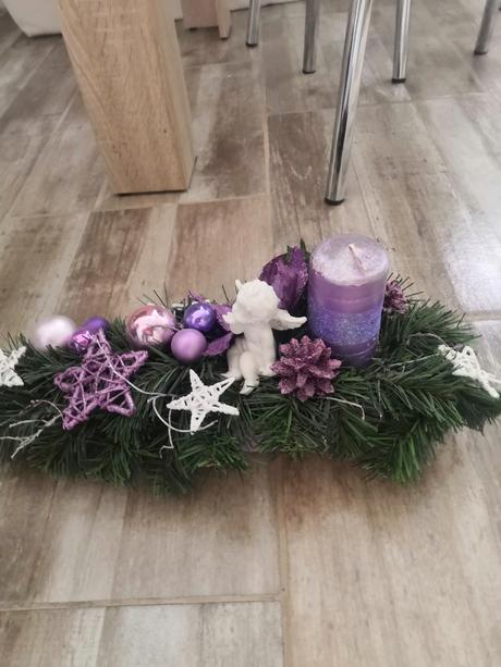 Vianočný výzdoba na stol, 