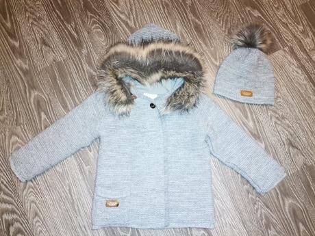 Súprava lattante(svetrik+ čiapka s brmbolcom), 104