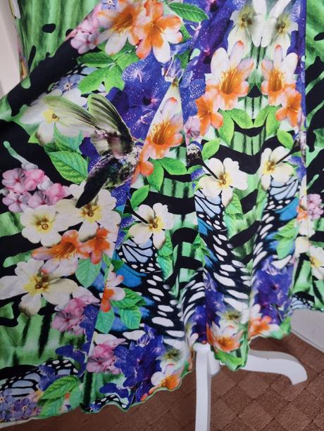 Farebné elastické šaty 36, 36