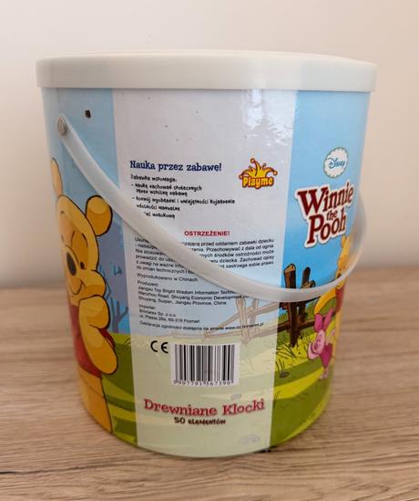 Drevené stavebné kocky winnie the pooh, 