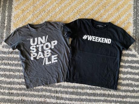 Tričká weekend a nápis, reserved,134