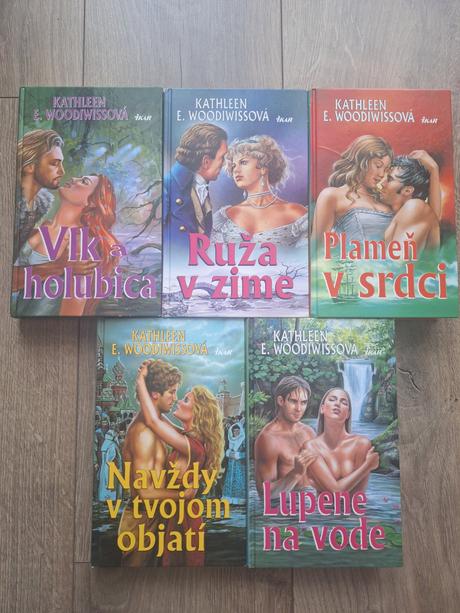 Romantické knihy od woodiwissovej, 