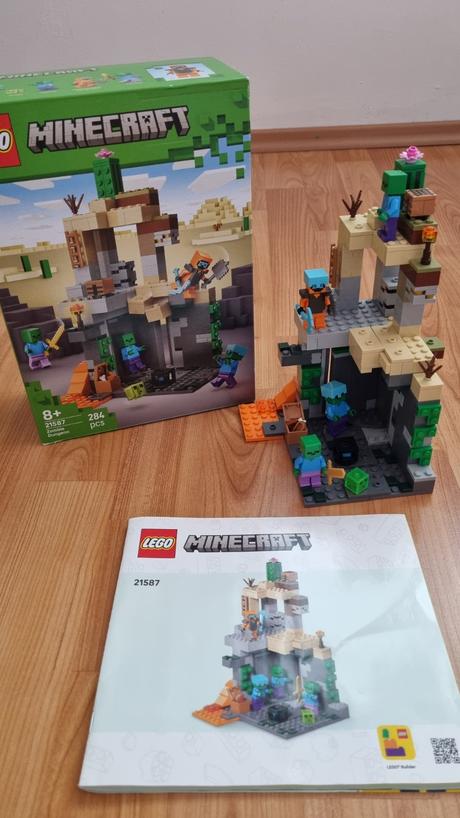 Lego minecraft 21587 zombie kobka, 